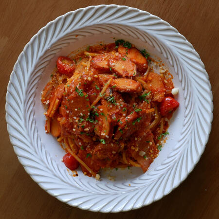 pomodoro w sausage & ham