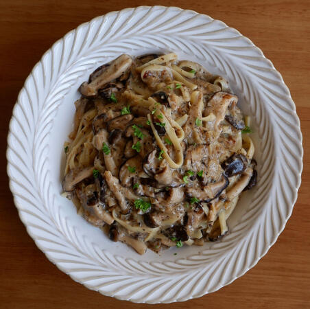 creamy portobello w wild mushrooms
