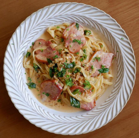 spicy buttermilk w smoked duck