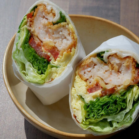 ebi katsu &amp; egg wrap